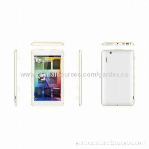 7-inch Tablet PCs, Running RK3168, Dual-core, 3,000mAh Polymer Battery